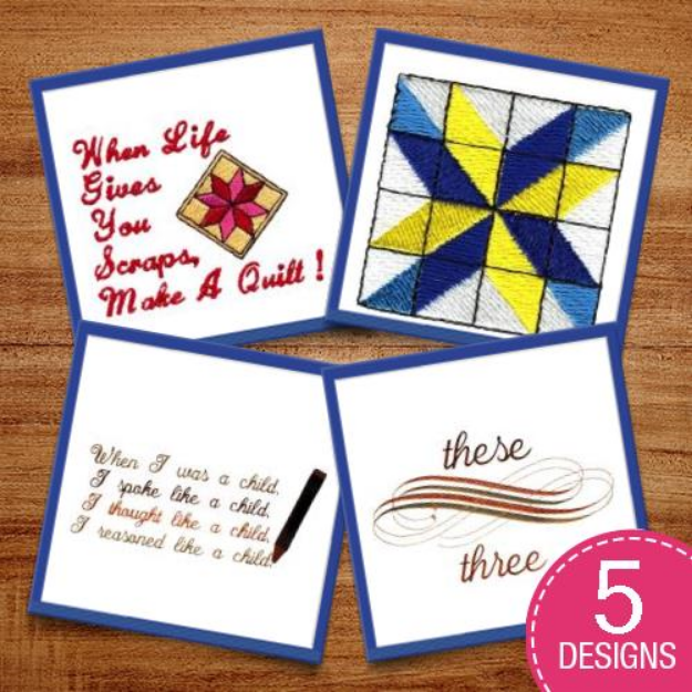 Picture of Quilting Blocks & Designs Embroidery Design Pack
