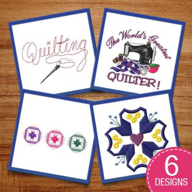 Picture of Worlds Best Quilter Embroidery Design Pack