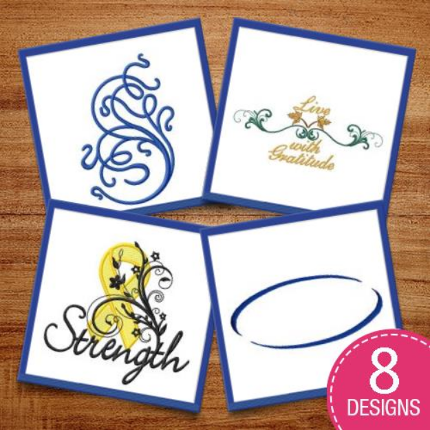Picture of Add A Little Swirl! Embroidery Design Pack
