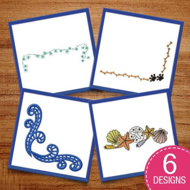 Picture of Borders For Your Projects! Embroidery Design Pack