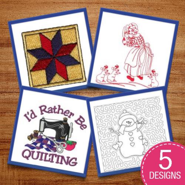 Picture of Miscellaneous Quilt Blocks Embroidery Design Pack