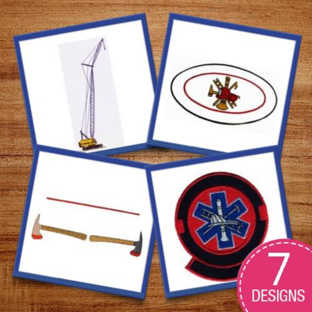 Picture of Job Site Tools Embroidery Design Pack