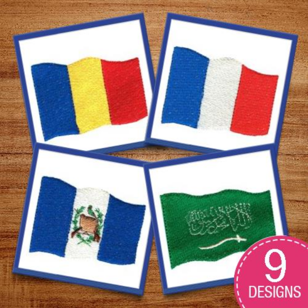 Picture of Fly Your Flag! Embroidery Design Pack