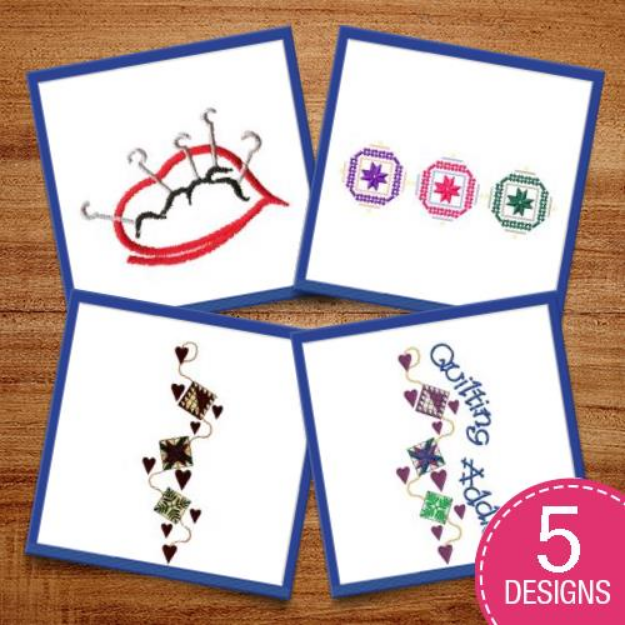 Picture of Quilt Lovers Embroidery Design Pack