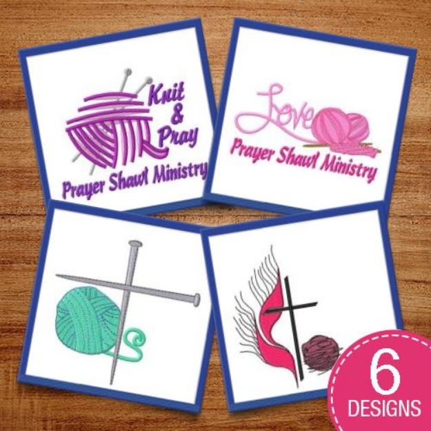 Picture of Knit & Pray Embroidery Design Pack