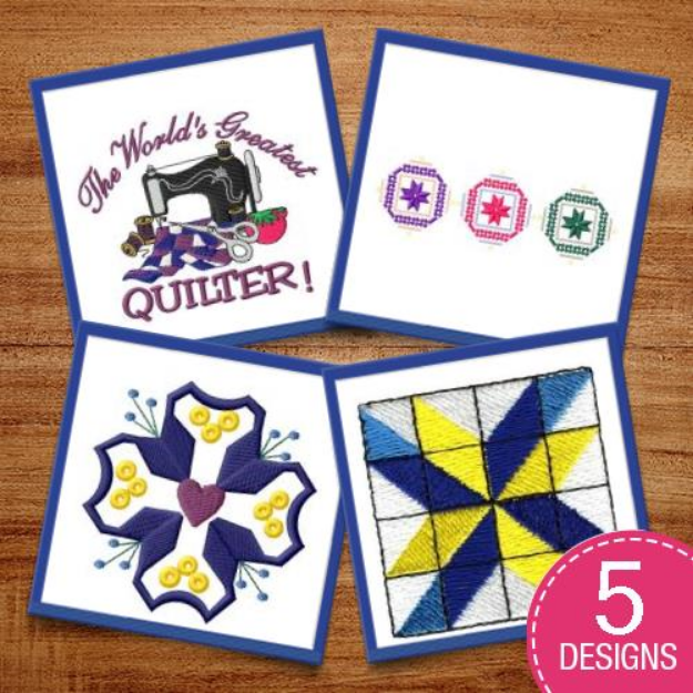 Picture of Quilters Unite! Embroidery Design Pack