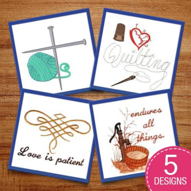 Picture of Quilting Endures All Things Embroidery Design Pack