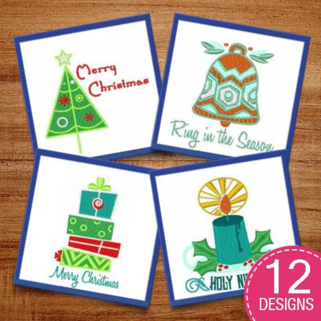 Picture of The Joy Of Christmas Embroidery Design Pack