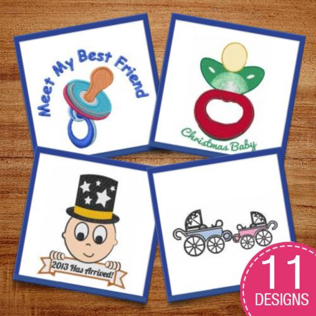 Picture of Baby Congratulations! Embroidery Design Pack