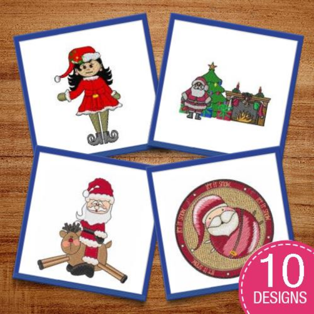 Picture of Ho Ho Holidays! Embroidery Design Pack