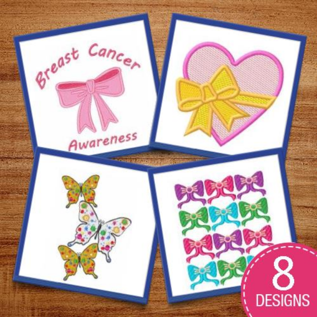 Picture of Ribbons & Decorations Embroidery Design Pack