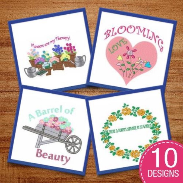 Picture of Floral Beauty Embroidery Design Pack