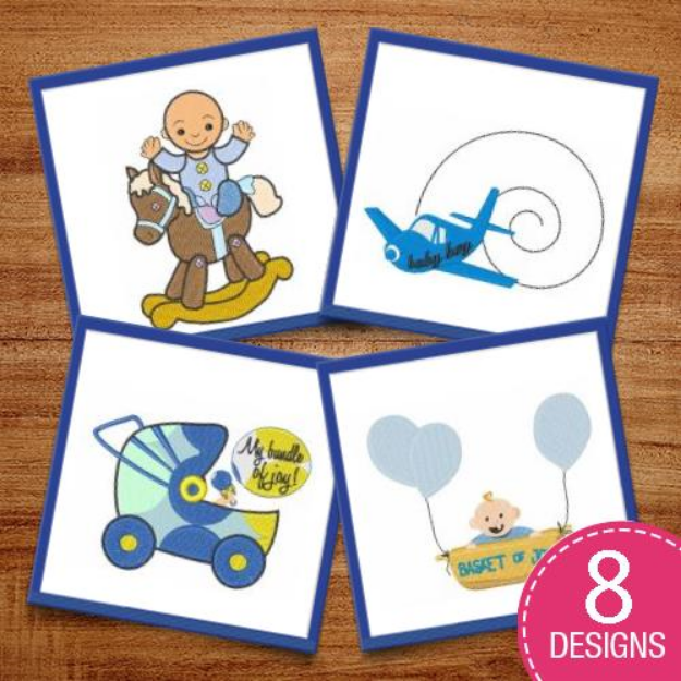 Picture of Baby Boys Embroidery Design Pack