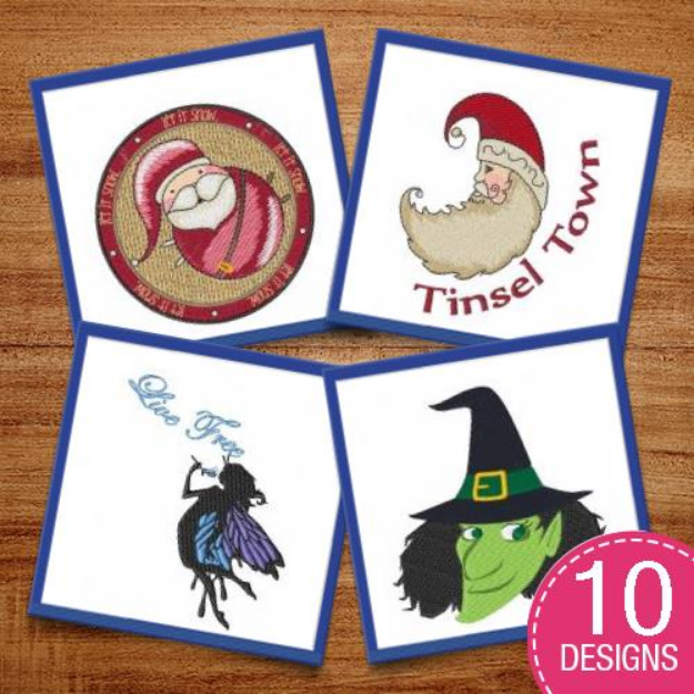 Picture of Fabulous Fantasy Characters Embroidery Design Pack