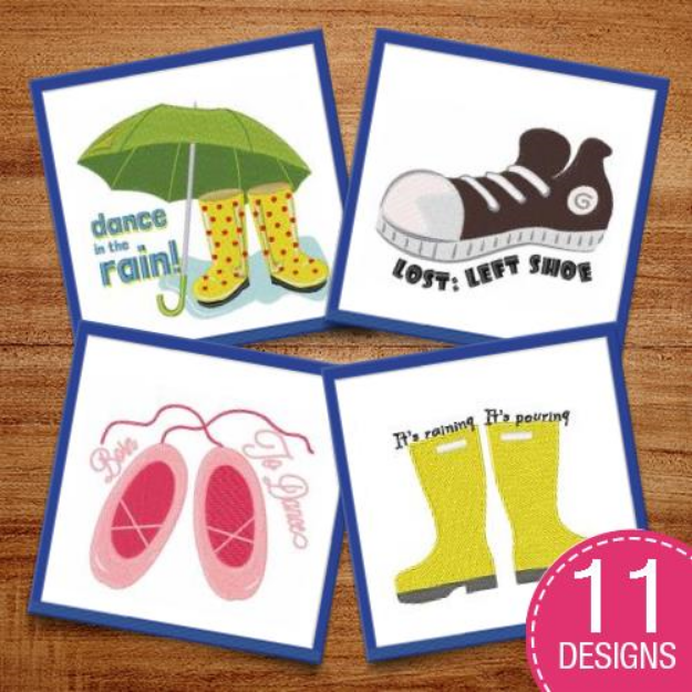 Picture of Cover Your Feet! Embroidery Design Pack