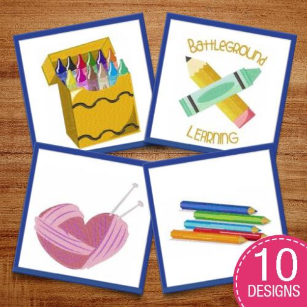 Picture of Arts & Crafts Embroidery Design Pack