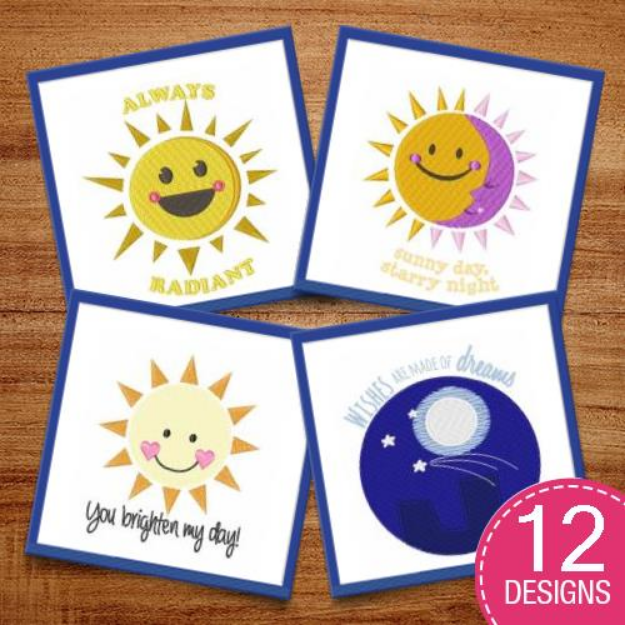 Picture of Good Mornig Sunshine! Embroidery Design Pack