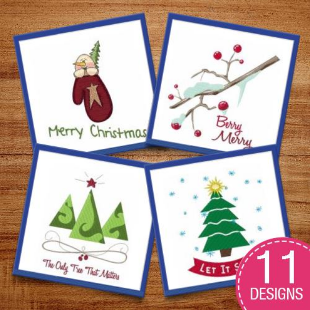 Picture of Berry Merry Embroidery Design Pack