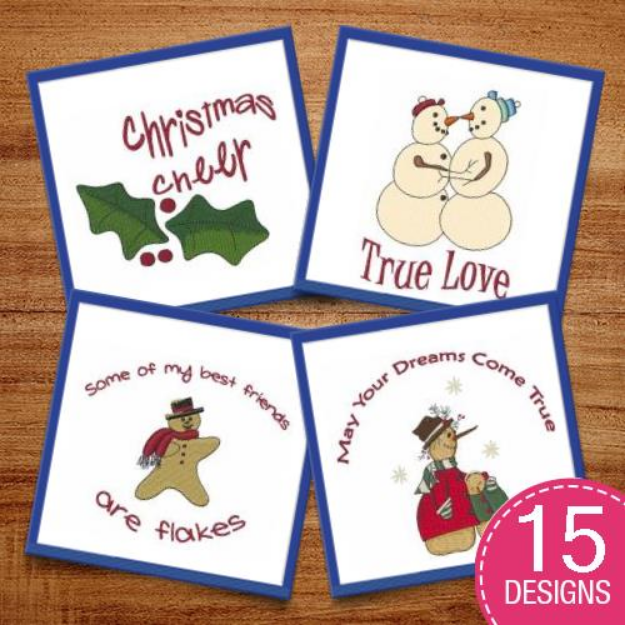 Picture of Christmas Cheer Embroidery Design Pack