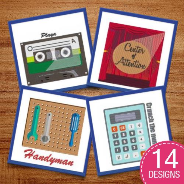 Picture of Miscellaneous Squares & Rectangles Embroidery Design Pack