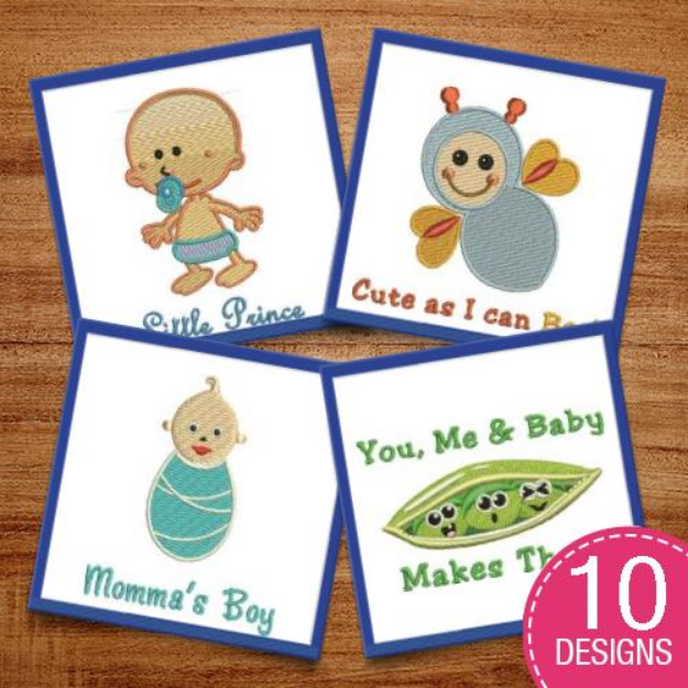 Picture of You & Me Baby Embroidery Design Pack