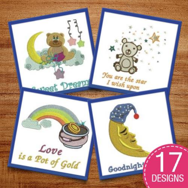 Picture of Celestial Scenes Embroidery Design Pack
