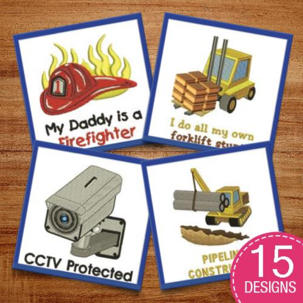 Picture of Occupational Gear & Symbols Embroidery Design Pack