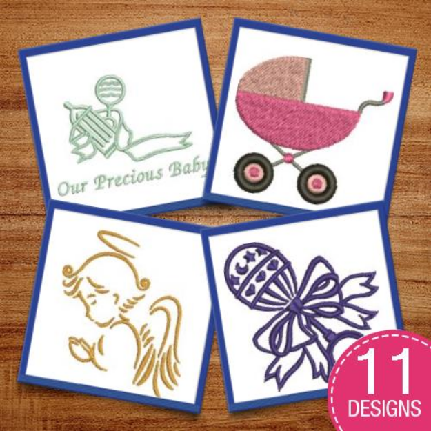 Picture of Precious Babies Embroidery Design Pack