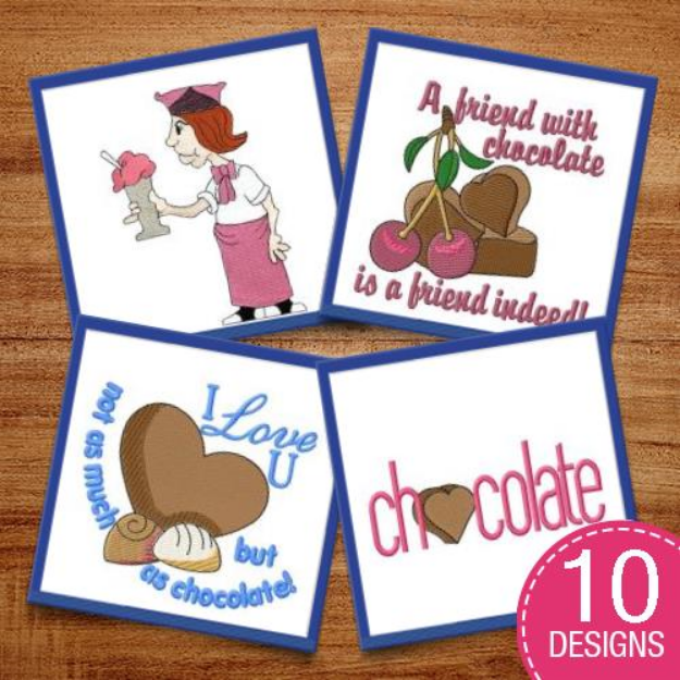 Picture of Treats & Desserts Embroidery Design Pack