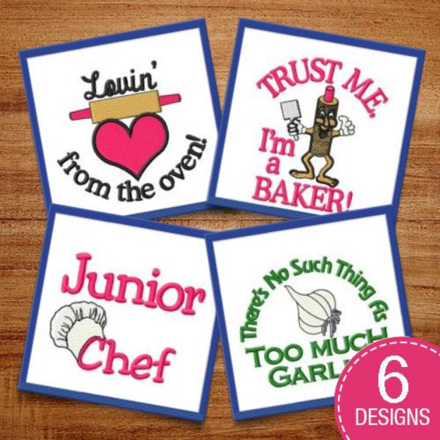 Picture of Trust Me, I Cook! Embroidery Design Pack