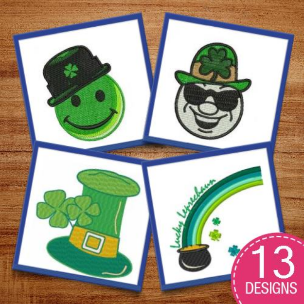 Picture of Holidays - St. Patricks Day Embroidery Design Pack