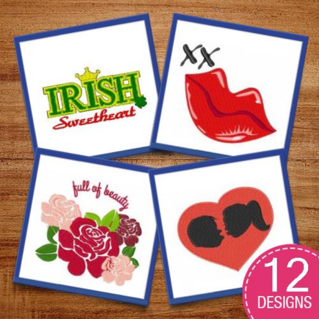 Picture of Holidays - St. Valentines Day Embroidery Design Pack