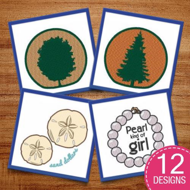 Picture of Logos - Circles Embroidery Design Pack