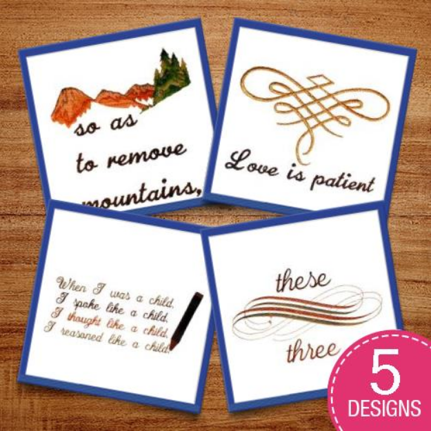 Picture of Wedding Verses Embroidery Design Pack