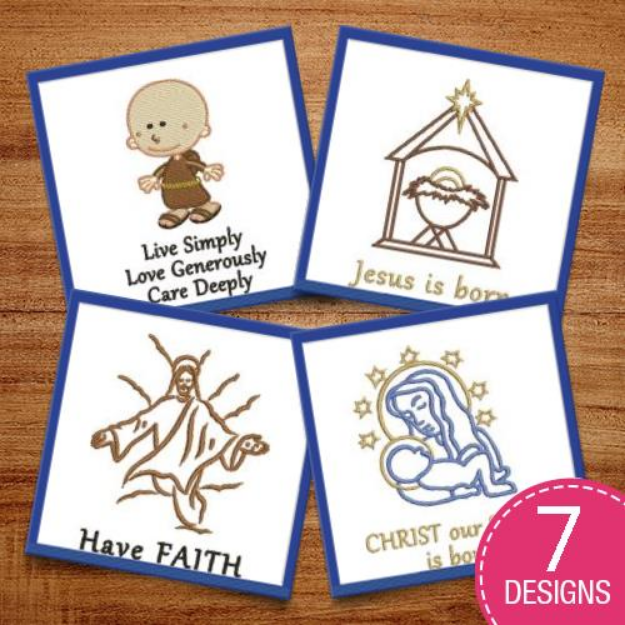 Picture of Have Faith! Embroidery Design Pack