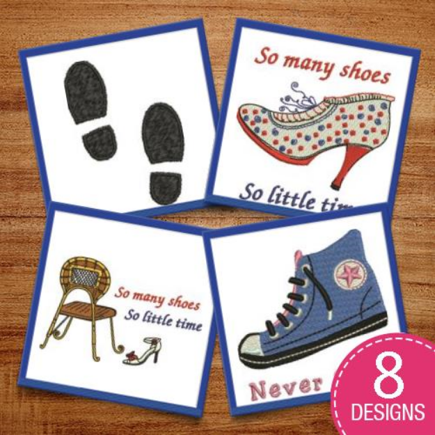 Picture of Shoes & Sass Embroidery Design Pack