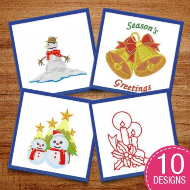 Picture of Spread Christmas Joy! Embroidery Design Pack