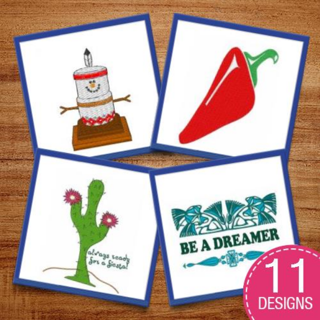 Picture of Southwestern Dreamers Embroidery Design Pack