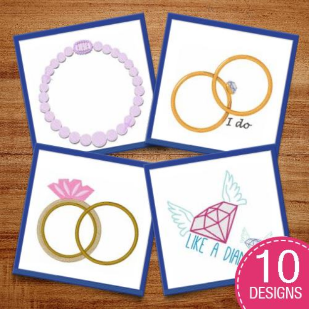 Picture of Add A Little Bling Embroidery Design Pack