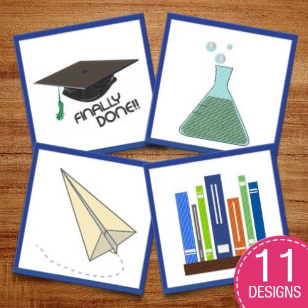 Picture of All Things Education Embroidery Design Pack