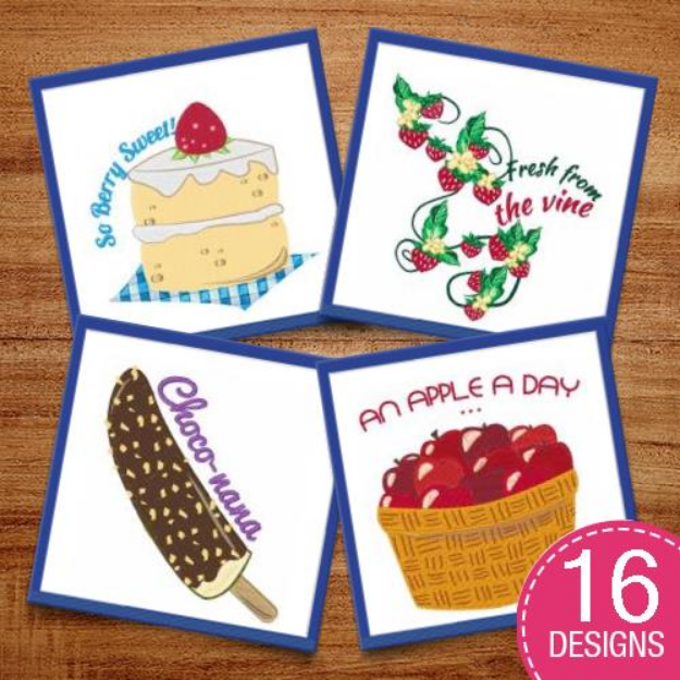 Picture of Whats To Eat? Embroidery Design Pack