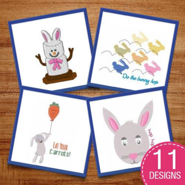 Picture of Hop Into Easter! Embroidery Design Pack