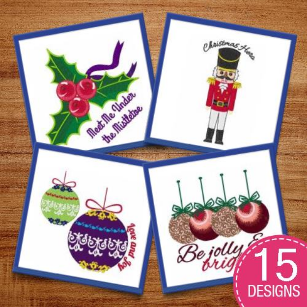 Picture of Jolly & Bright Embroidery Design Pack