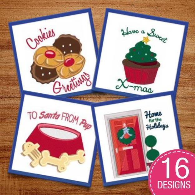 Picture of Home For The Holidays Embroidery Design Pack
