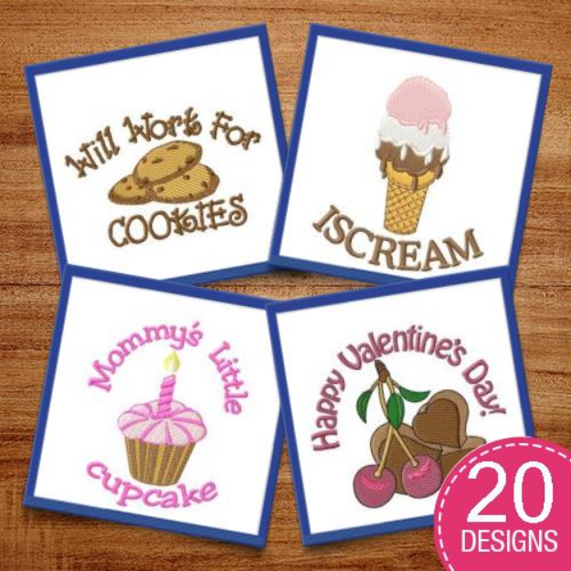 Picture of Cake Embroidery Design Pack