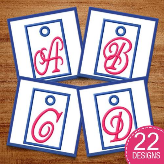Picture of Letter Embroidery Design Pack