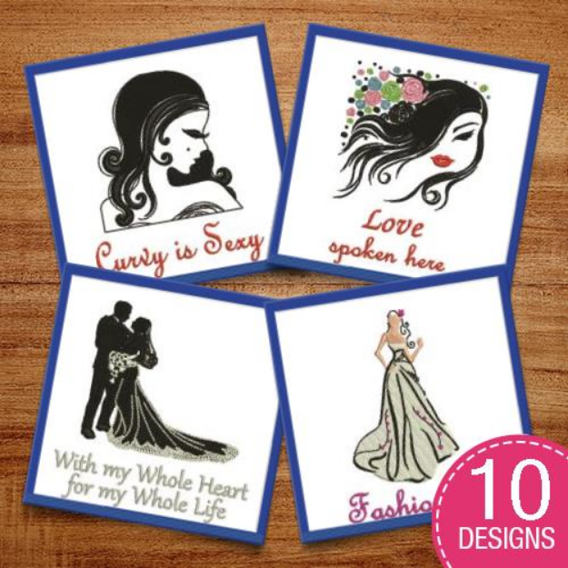 Picture of Special Women Embroidery Design Pack