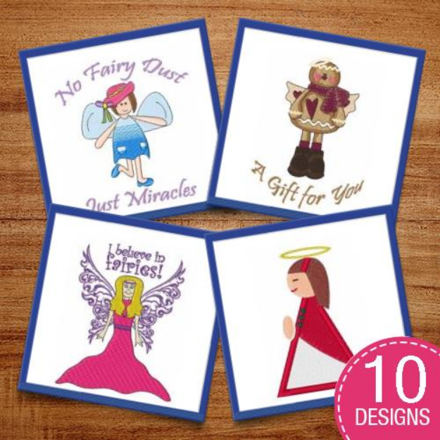 Picture of Angels & Cherubs Embroidery Design Pack