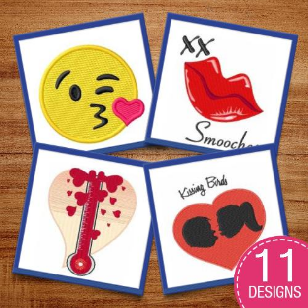 Picture of I Pick You Valentine! Embroidery Design Pack