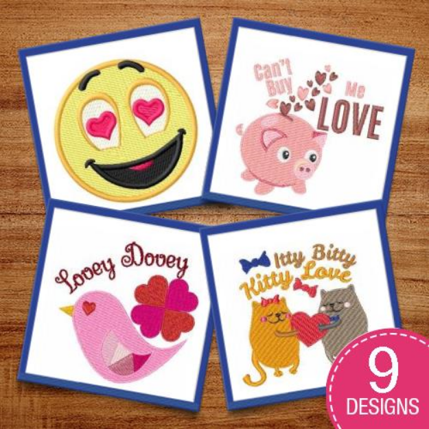 Picture of My Funny Valentine! Embroidery Design Pack